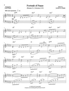 Combs Music Portrait of Peace Sheet Music Combs Music Portrait of Peace Sheet Music